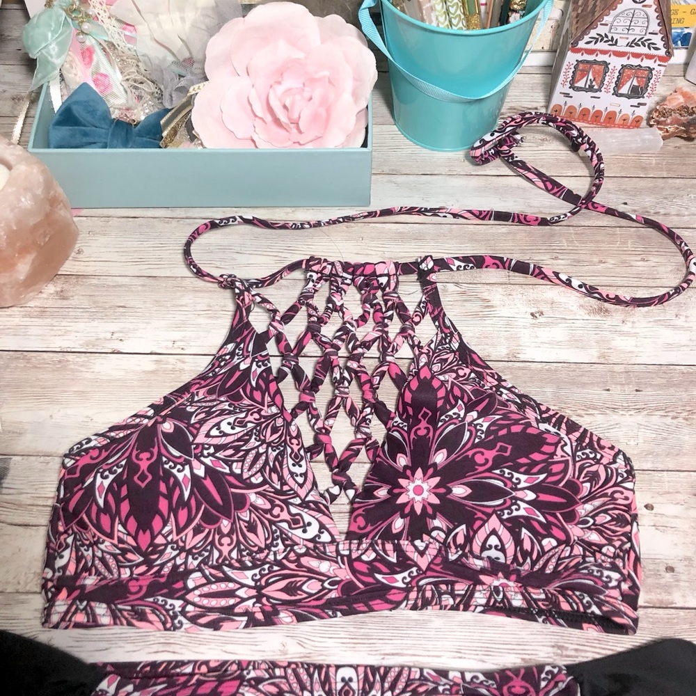 Rue Bleu Floral Bikini by Rue 21 Sz.XS 2-Pc. Swim Bathing Suit Womens Beach Boho - Picture 2 of 5